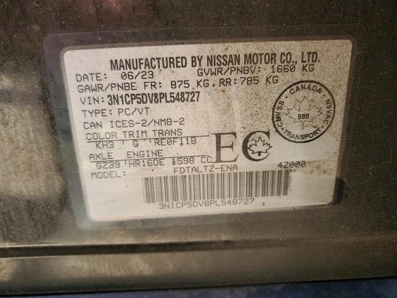 2023 NISSAN KICKS SR 13