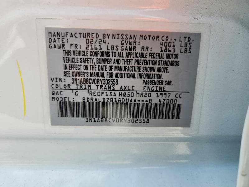 2024 NISSAN SENTRA SV 13