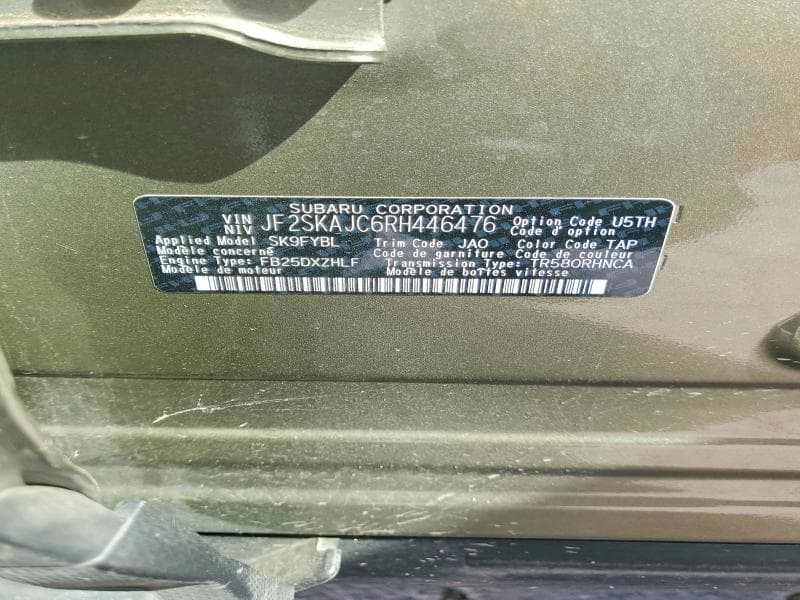 2024 SUBARU FORESTER WILDERNESS 13