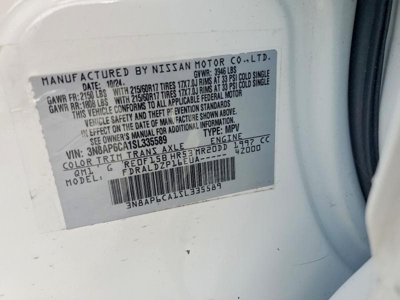 2025 NISSAN KICKS SV SV 13
