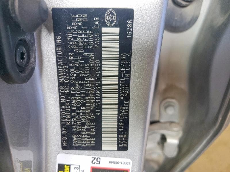 2023 TOYOTA CAMRY SE SE 12