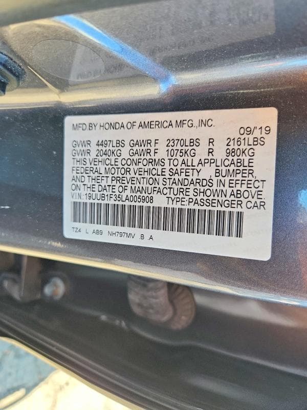 2020 ACURA TLX 12
