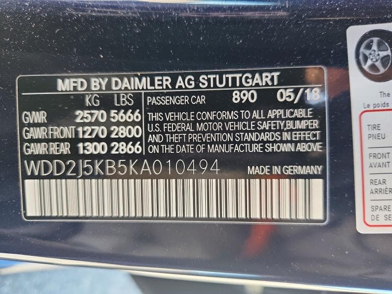 2019 MERCEDES-BENZ CLS 450 4MATIC 12
