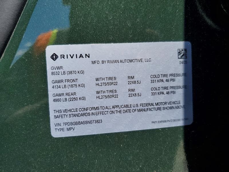 2025 RIVIAN R1S ADVENTURE 14