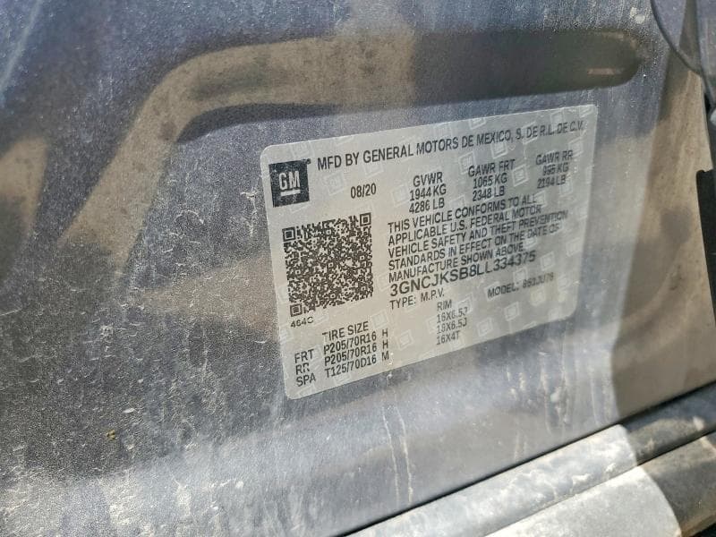2020 CHEVROLET TRAX LS 12