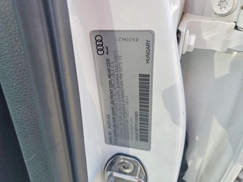 2016 AUDI A3 PREMIUM 12