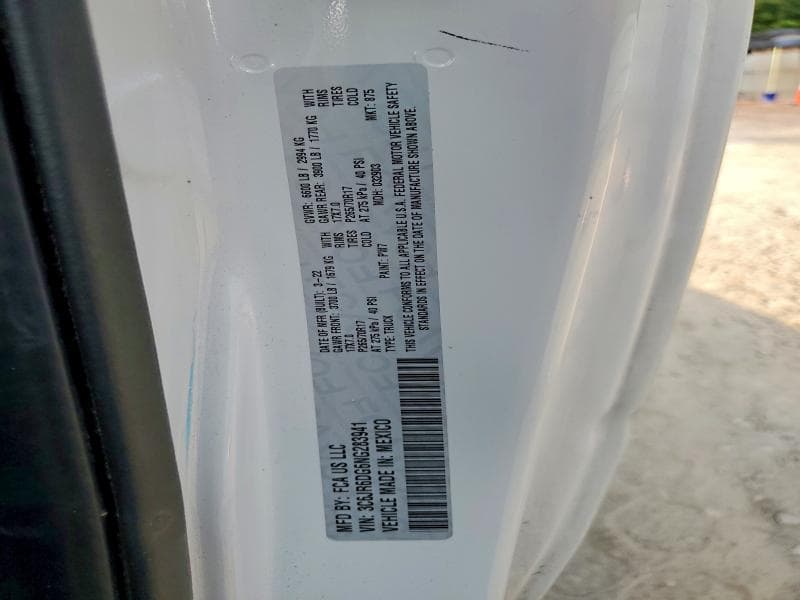 2022 RAM 1500 CLASSIC TRADESMAN TRADESMAN 12