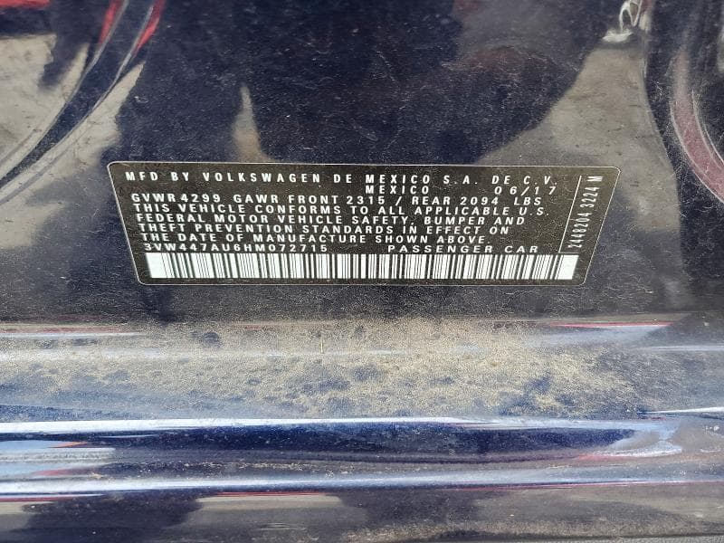 2017 VOLKSWAGEN GTI S S 12