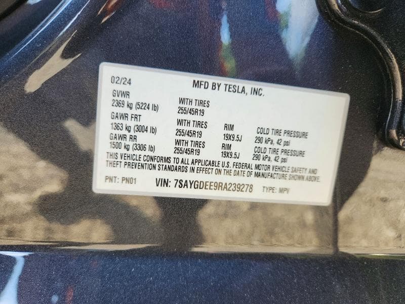 2024 TESLA MODEL Y 12