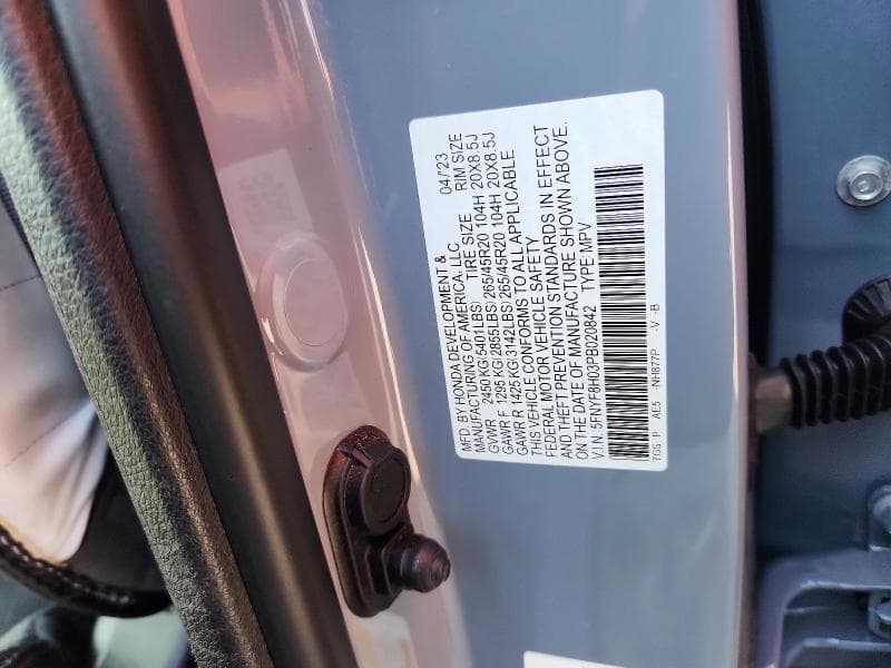 2023 HONDA PASSPORT ELITE ELITE 13