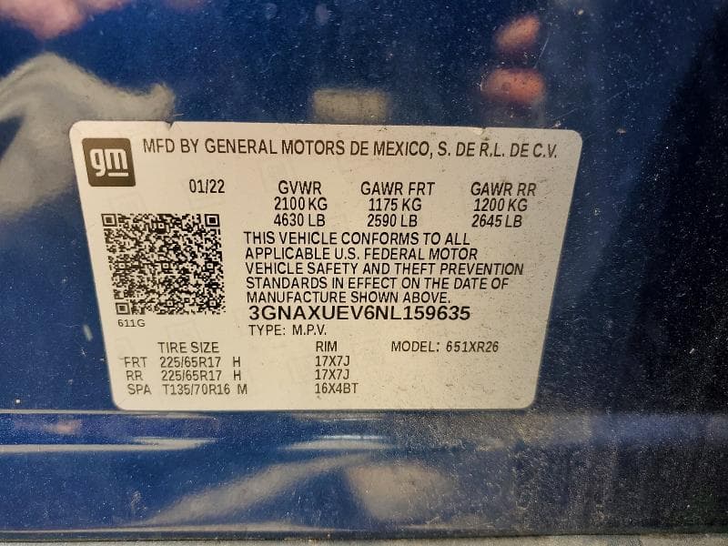 2022 CHEVROLET EQUINOX LT 13