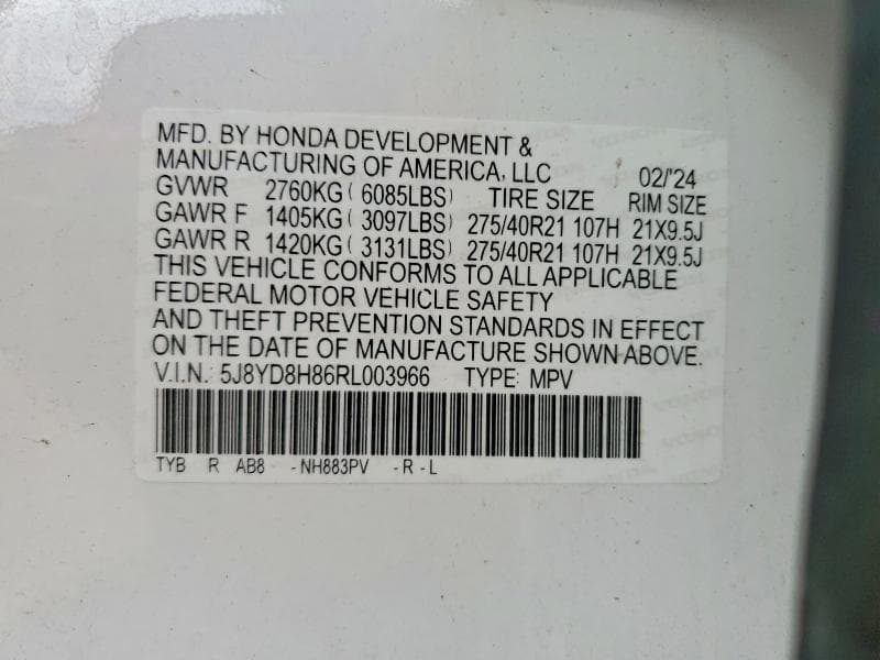 2024 ACURA MDX TYPE S ADVANCE 13