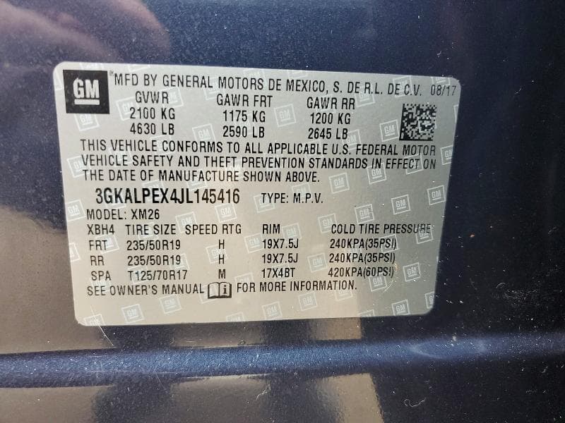 2018 GMC TERRAIN SLT SLT 12