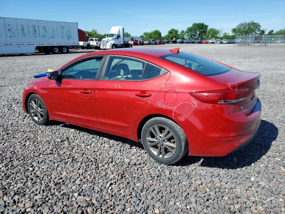 2018 HYUNDAI ELANTRA SEL SEL 2
