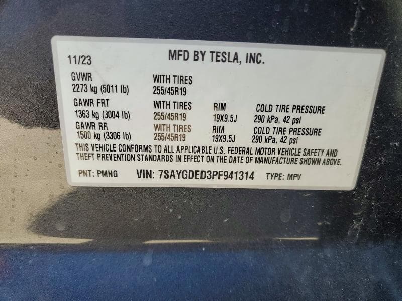 2023 TESLA MODEL Y 14