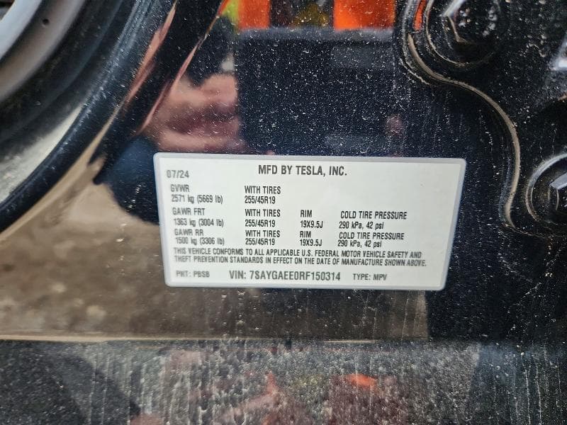 2024 TESLA MODEL Y 12