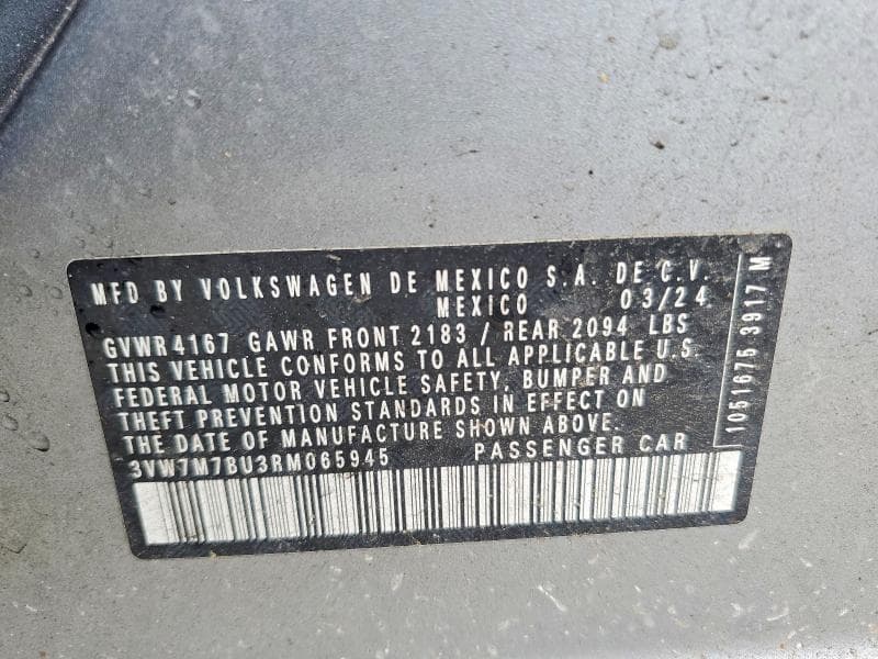 2024 VOLKSWAGEN JETTA SE 12
