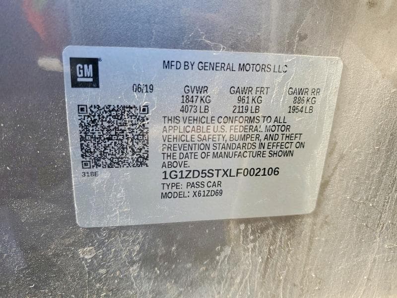 2020 CHEVROLET MALIBU LT LT 13
