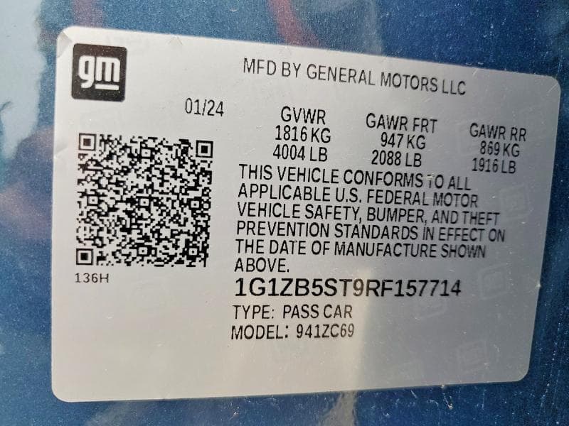 2024 CHEVROLET MALIBU LS 13