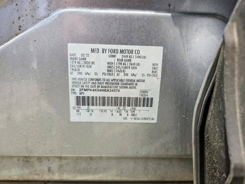 2022 FORD EDGE TITANIUM 13