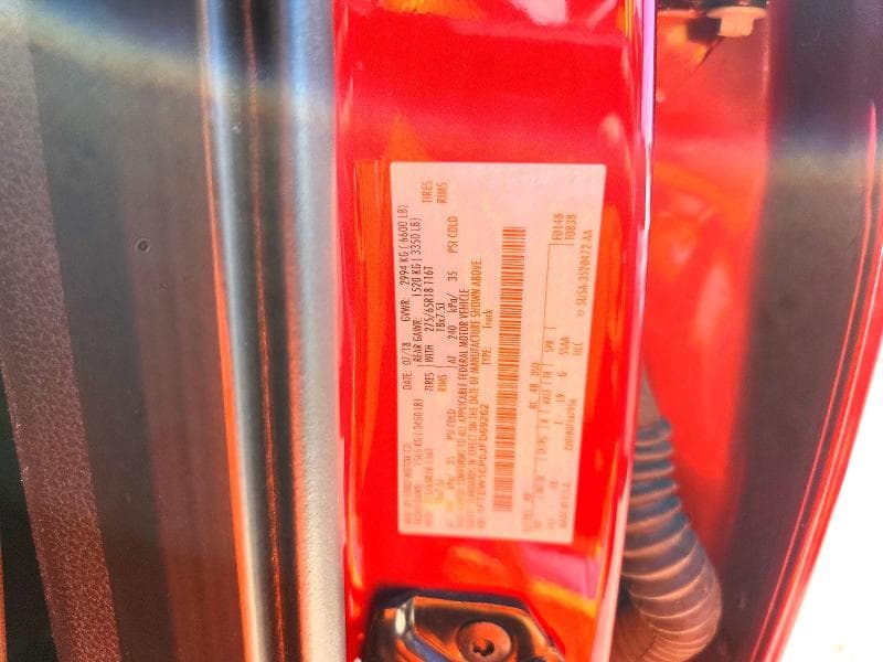 2018 FORD F150 SUPERCREW SUPERCREW 12