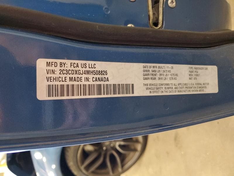 2021 DODGE CHARGER SCAT PACK 13