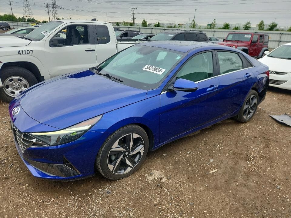 2021 HYUNDAI ELANTRA LIMITED LIMITED - 1