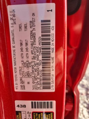 2024 TOYOTA TACOMA SR5 SR5 13