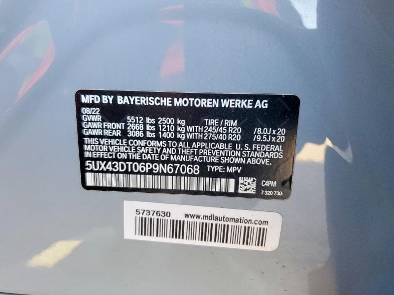 2023 BMW X4 M40I 14