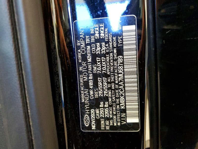 2021 HYUNDAI KONA SEL SEL 13
