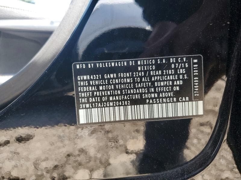 2016 VOLKSWAGEN JETTA SEL 12