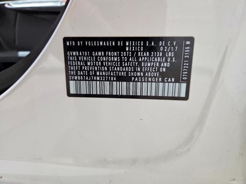 2017 VOLKSWAGEN JETTA SE 12