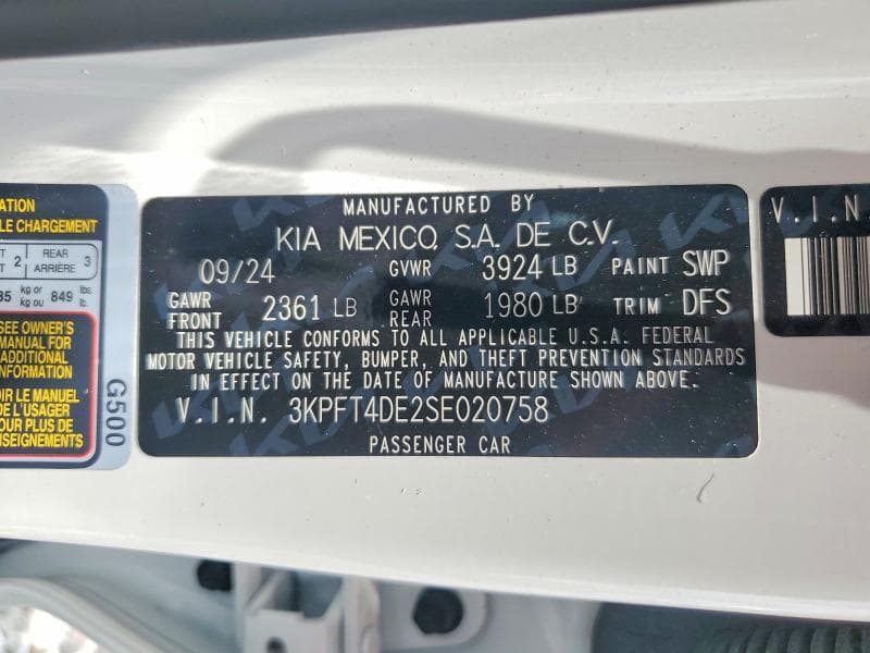 2025 KIA K4 LXS 13