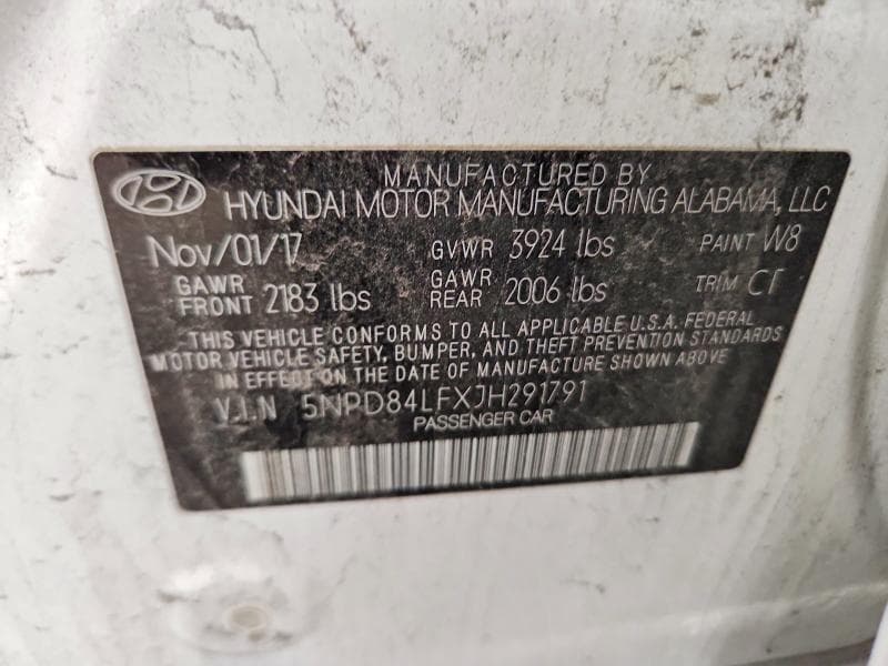 2018 HYUNDAI ELANTRA SEL 12