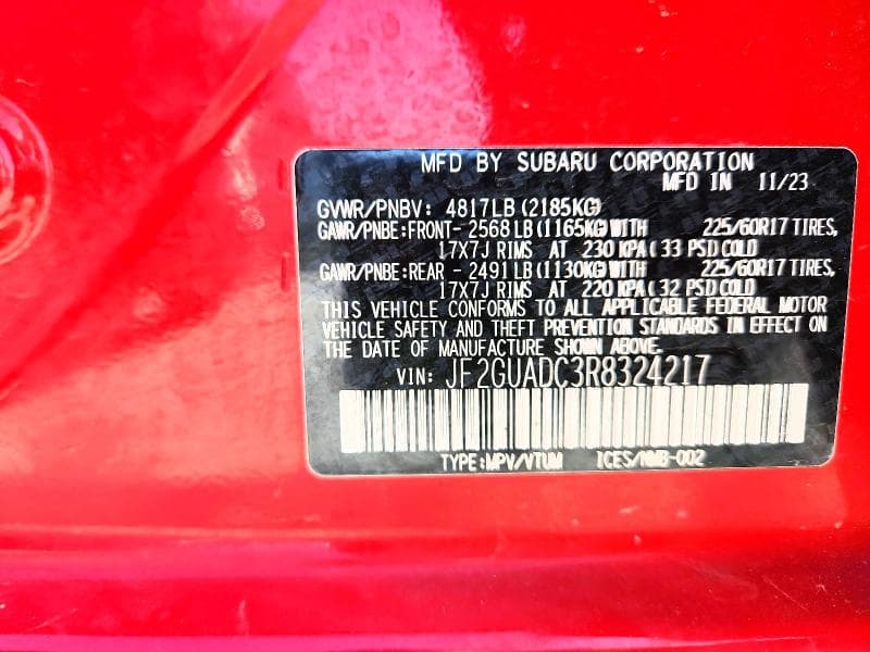2024 SUBARU CROSSTREK PREMIUM 13