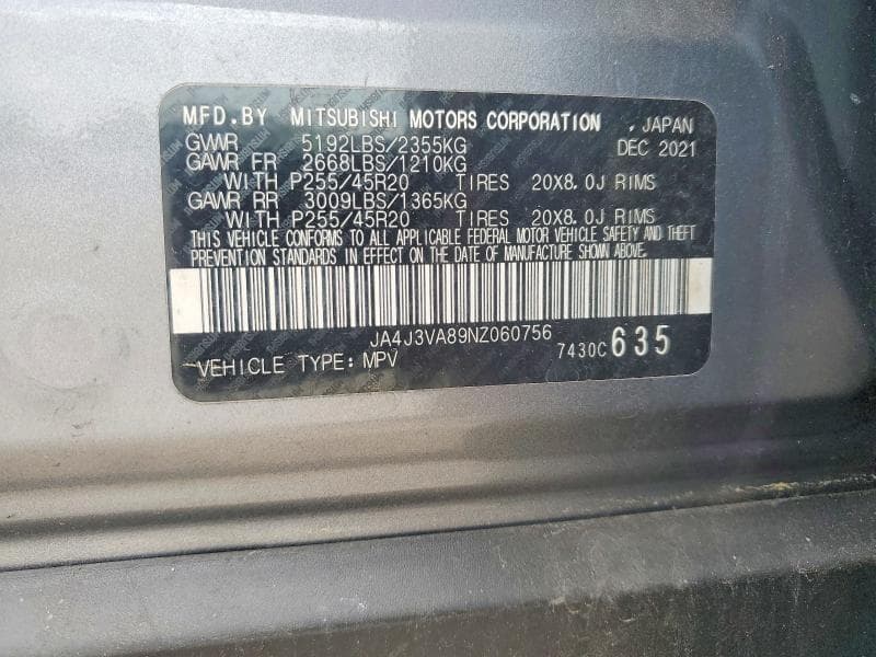2022 MITSUBISHI OUTLANDER SEL 13