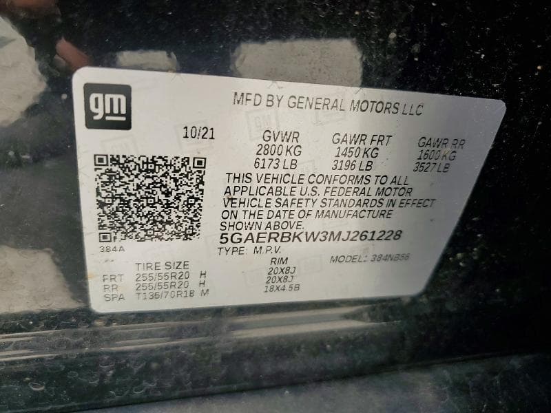 2021 BUICK ENCLAVE ESSENCE ESSENCE 14