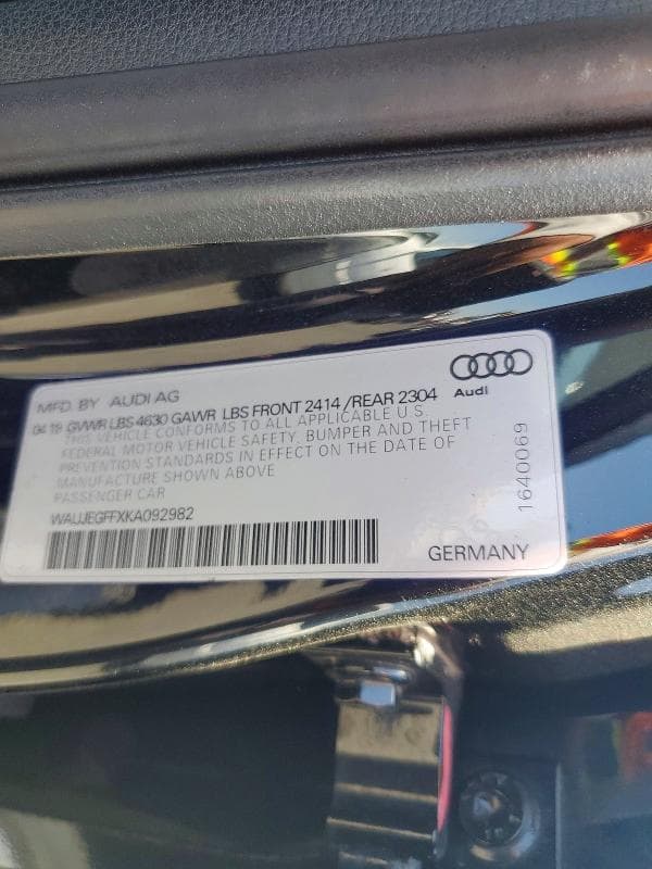 2019 AUDI A3 PREMIUM PLUS 13