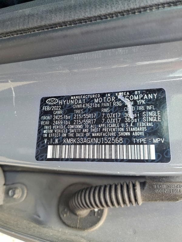2022 HYUNDAI KONA SEL SEL 12