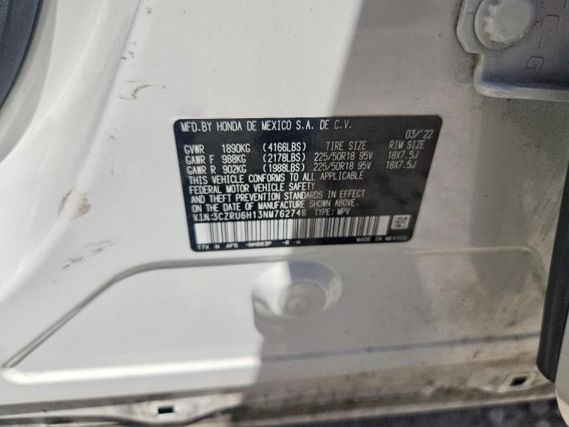 2022 HONDA HR-V SPORT 13