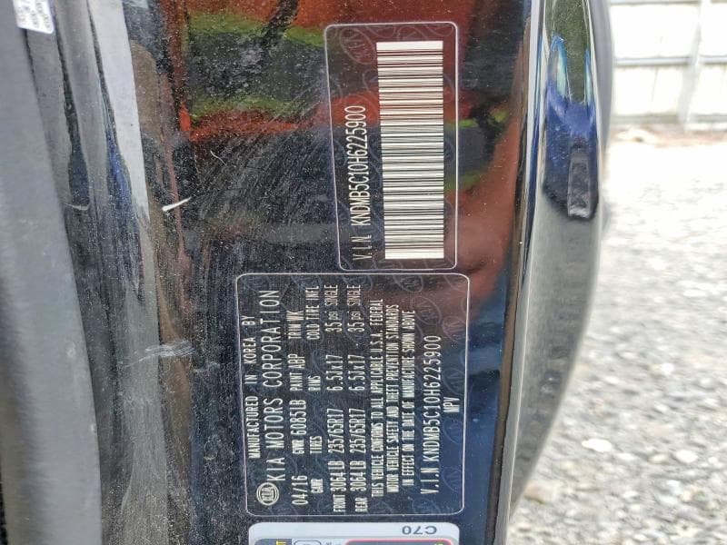 2017 KIA SEDONA LX LX 14
