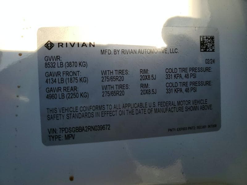 2024 RIVIAN R1S ADVENTURE 14
