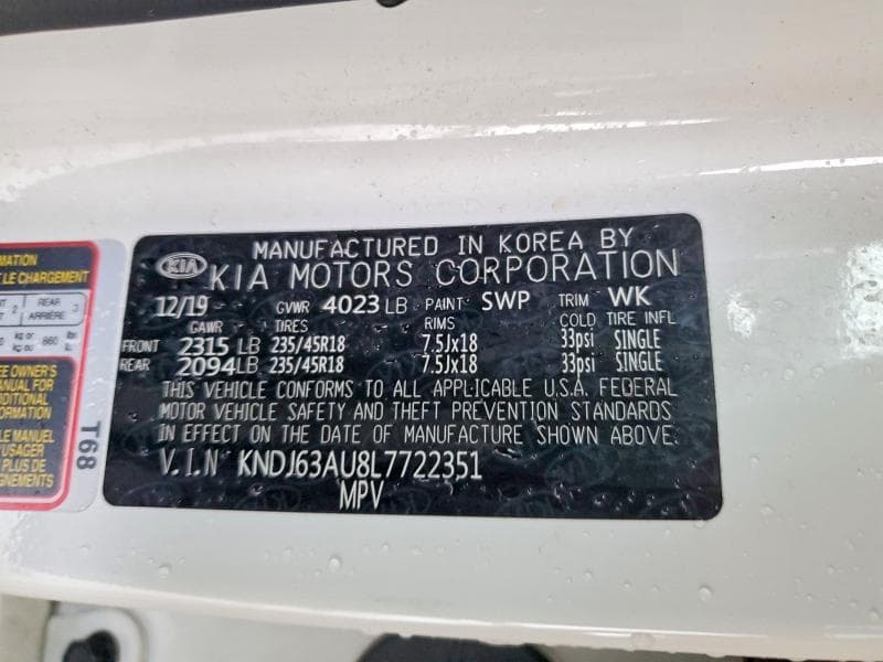 2020 KIA SOUL GT LINE 13
