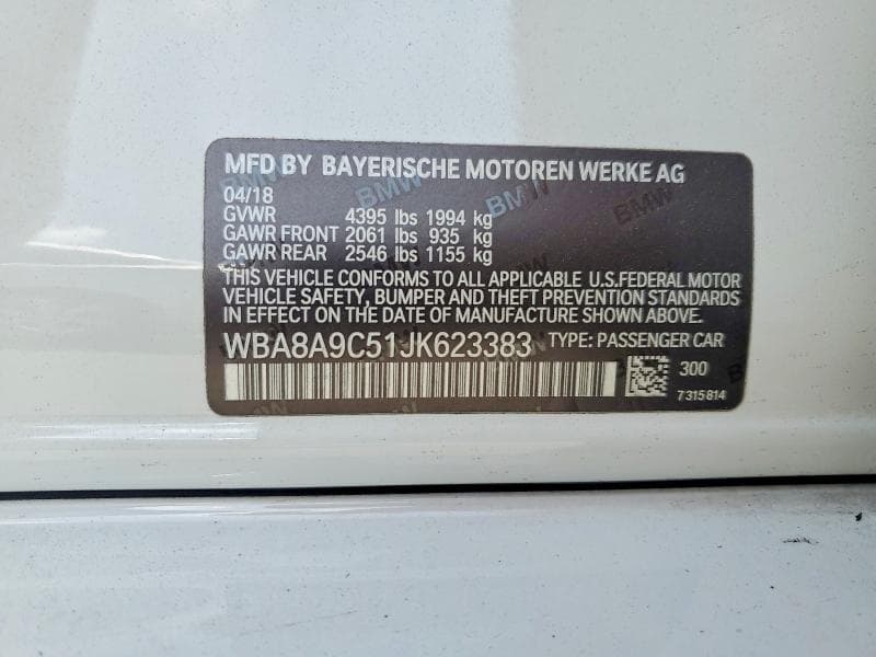 2018 BMW 320 I 12