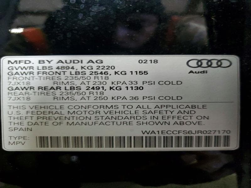 2018 AUDI Q3 PREMIUM PREMIUM 14