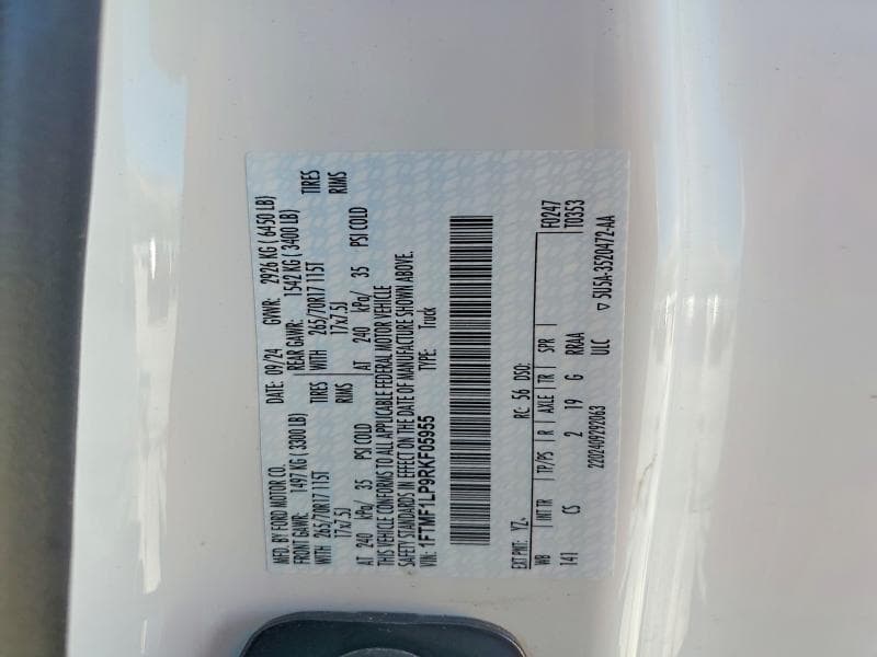 2024 FORD F150 12
