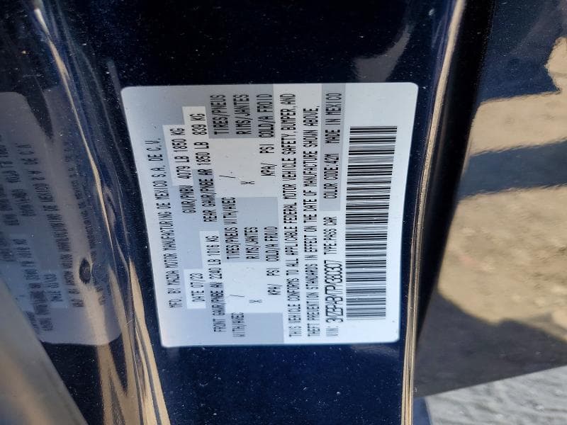 2023 MAZDA 3 SELECT 12