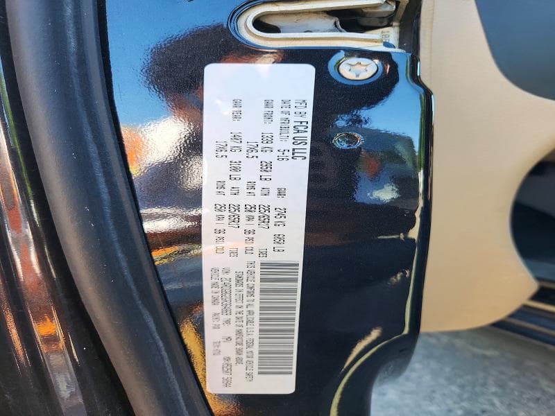 2016 DODGE GRAND CARAVAN SE 14