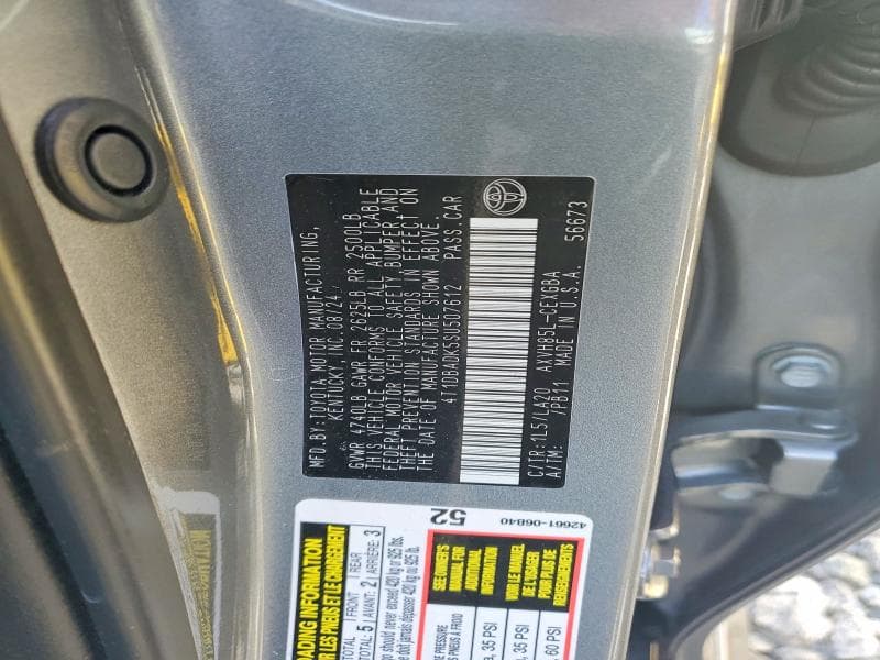 2025 TOYOTA CAMRY XLE 12