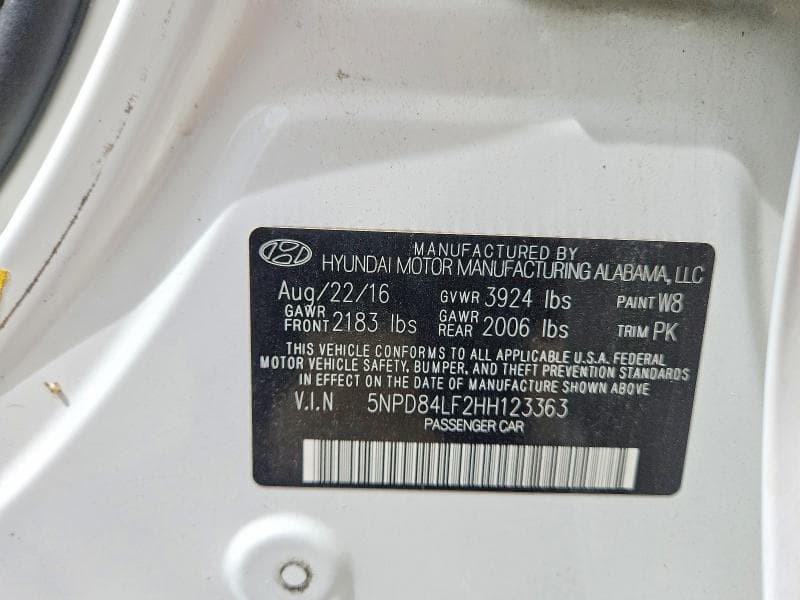 2017 HYUNDAI ELANTRA SE SE 12